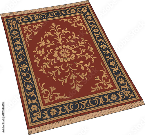 高級そうなカーペットのイラスト