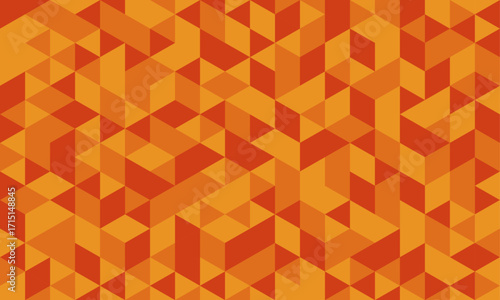 Fondo geométrico naranja