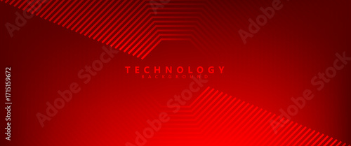dark red abstract background overlap layer on dark space with glowing lines decoration.