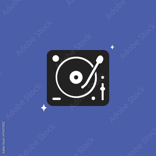 Icon Musical Instrument DJ Turntable