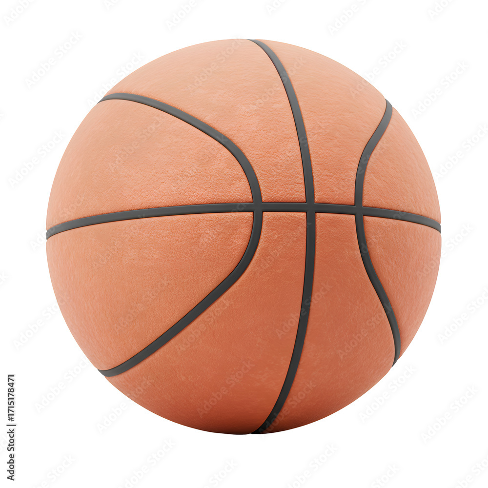 Fototapeta premium 3D Orange Basketball