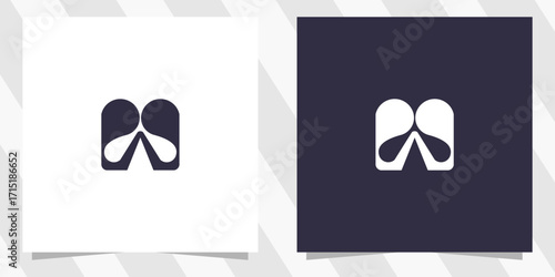 letter w logo design vector