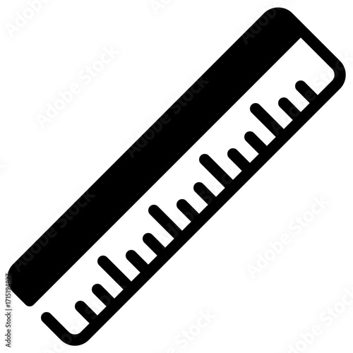 Ruler Solid Icon