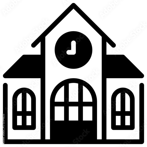 School Solid Icon