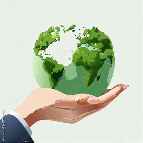 Die Welt in einer Glaskugel
