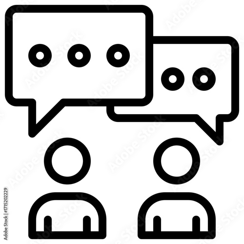 Communication Outline Icon