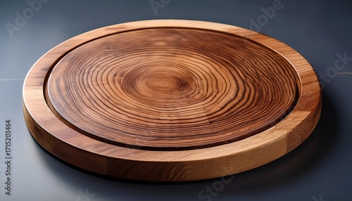 Round Wood Drink Coasters Minimal Design High Resolution Picture