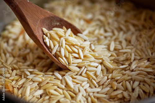 Dry orzo pasta generative AI
