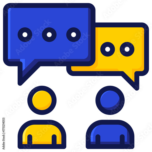 Communication Filled Line Icon