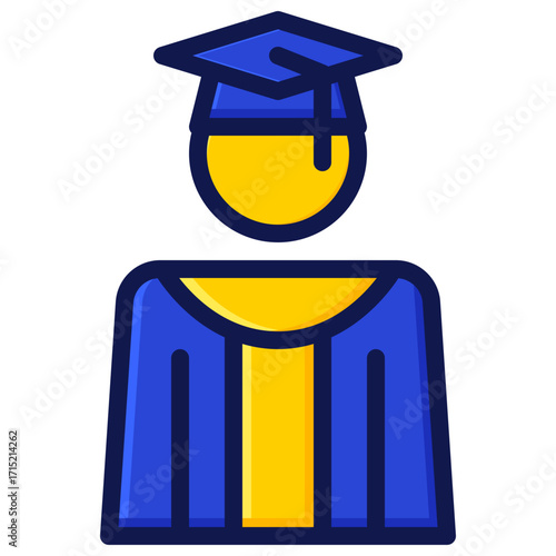 Student Filled Line Icon