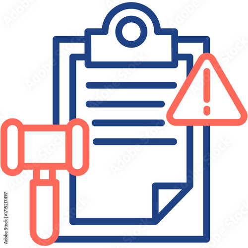 Compliance Risk line color icon