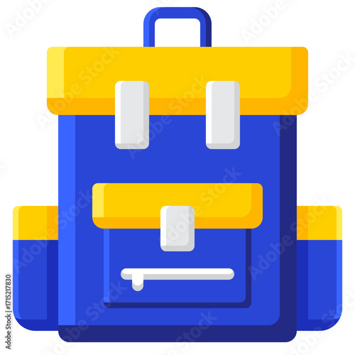 Backpack Flat Icon