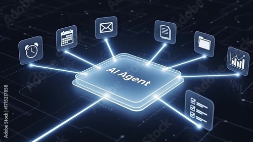 AI agent multitasking hub for intelligent process automation and smart digital assistance