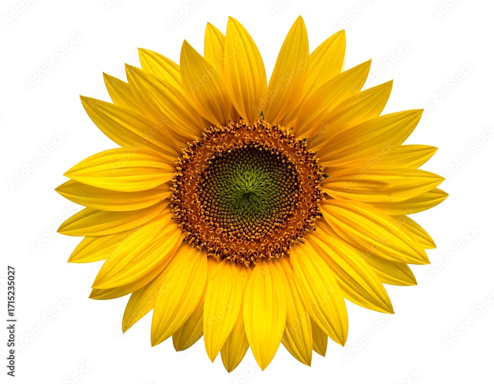 Fototapeta premium Close-up of a vibrant sunflower (2)