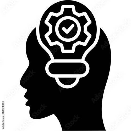 Initiative glyph icon