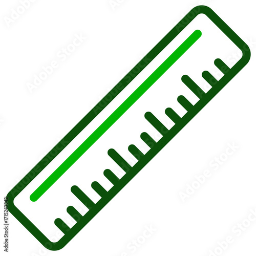 Ruler Two Color Icon