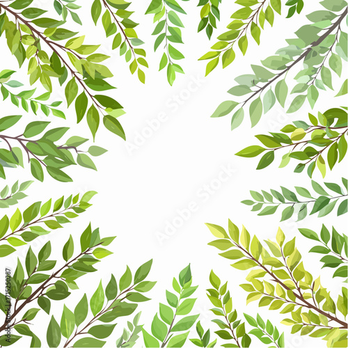 Vector art of glowing fireflies on abstract tree branches, minimal night nature design ideal for decoration, print, and creative background use
