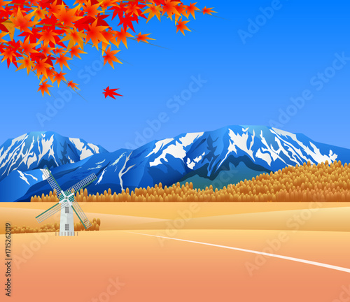 秋の岩手山