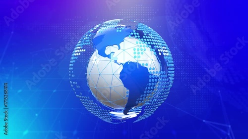 Breaking News Background Seamless Loop
