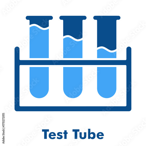 Test Tube Two Colour Icon
