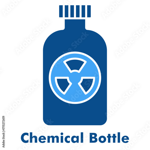 Chemical Bottle Two Colour Icon