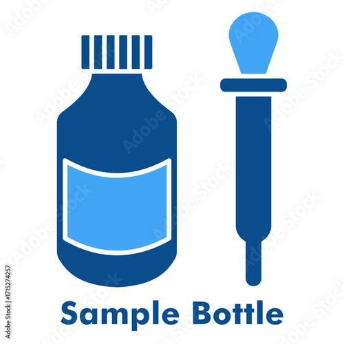 Sample Bottle Two Colour Icon