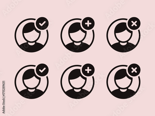 New user profile icon vector illustration, minimalist avatar silhouette design, perfect for login placeholders, account creation, apps, websites, UI/UX elements, and digital interface projects.