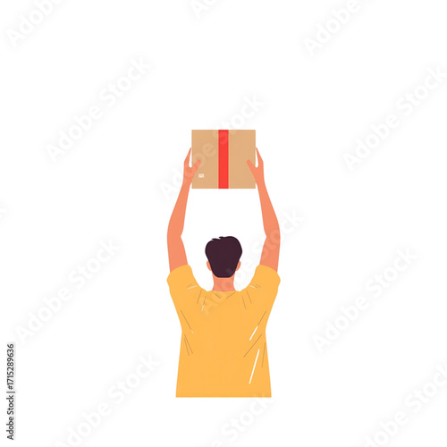 hand holding a box
