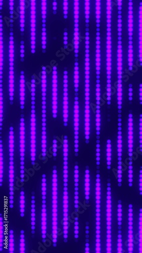 Vertical Abstract Background with Glowing Purple Light Orbs on Black – High Resolution Graphic for Posters and Digital Design