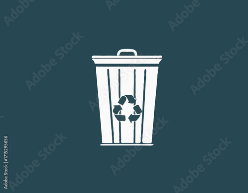 trash can vector illustration
