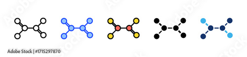 Ketone Group Icon Collection With Multiple Styles