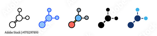 Aldehyde Group Icon Collection With Multiple Styles