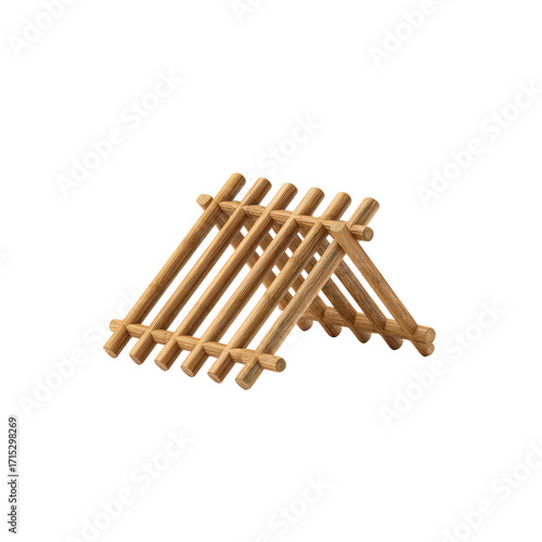 A-Frame Bamboo Wooden Rack Organizer Stand