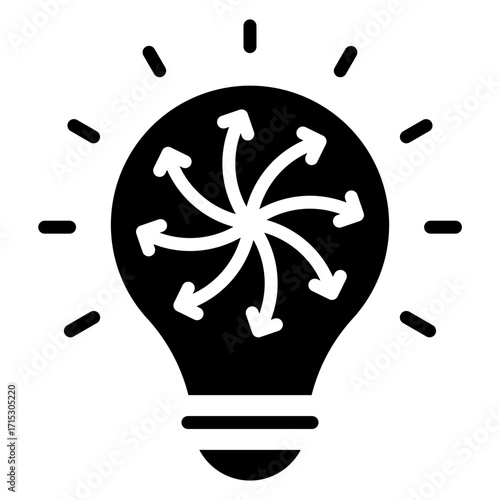 Improvisation Glyph Icon