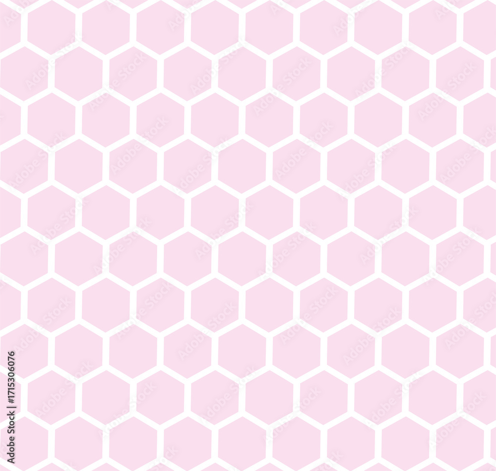 Fototapeta premium seamless hexagon pattern pink page