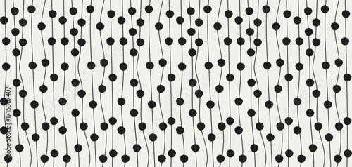Monochrome Almeda Mint turquoise pattern on grey background