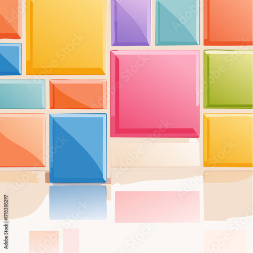 Hintergrund bunte Klötze