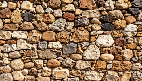 Close-up view of a stone wall