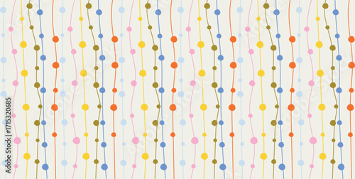 Fresh Almeda Mint turquoise pattern on grey background