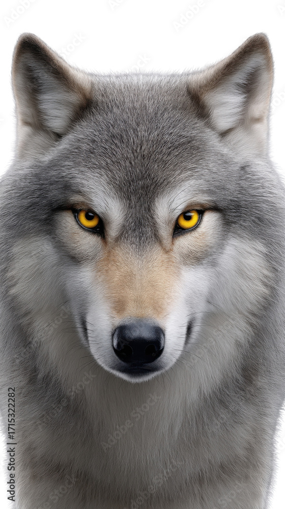 Fototapeta premium portrait of a white wolf