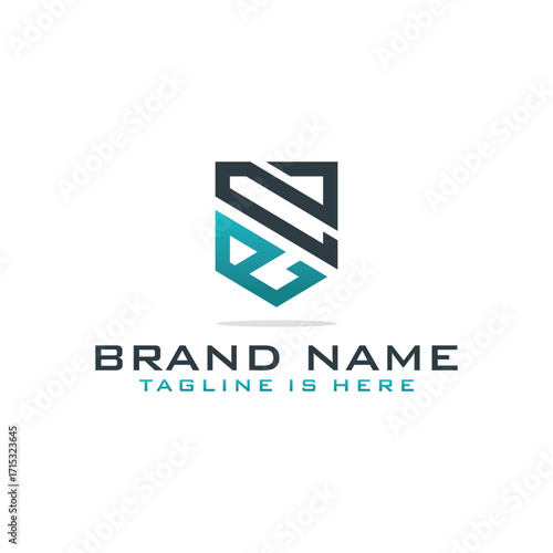 E Z initial letter logo design