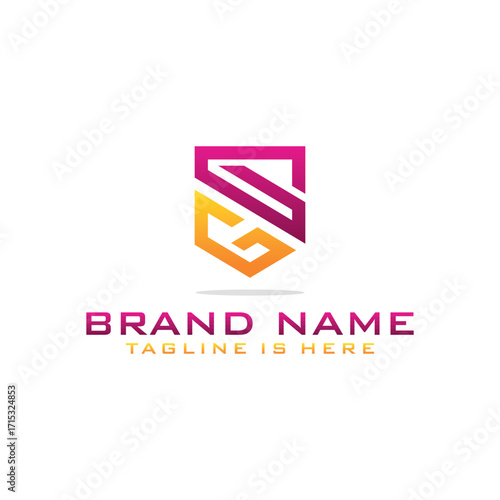 G G initial letter logo design