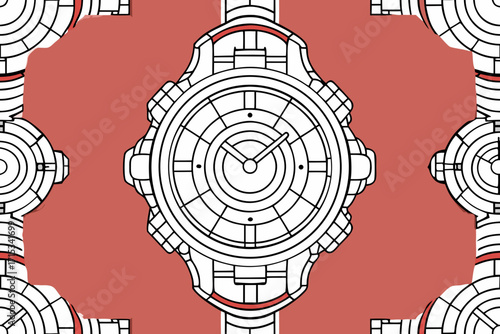 Watch design and vector