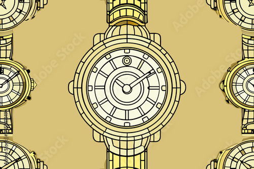 Watch design and vector