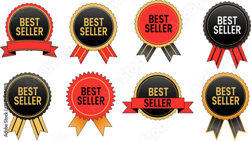 Best Seller Badge Vector Illustration