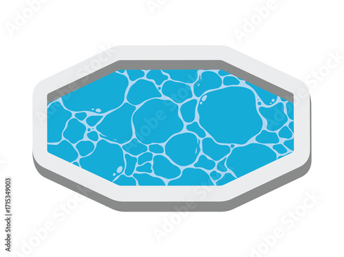 Pond Lake Clip Art Illustration

