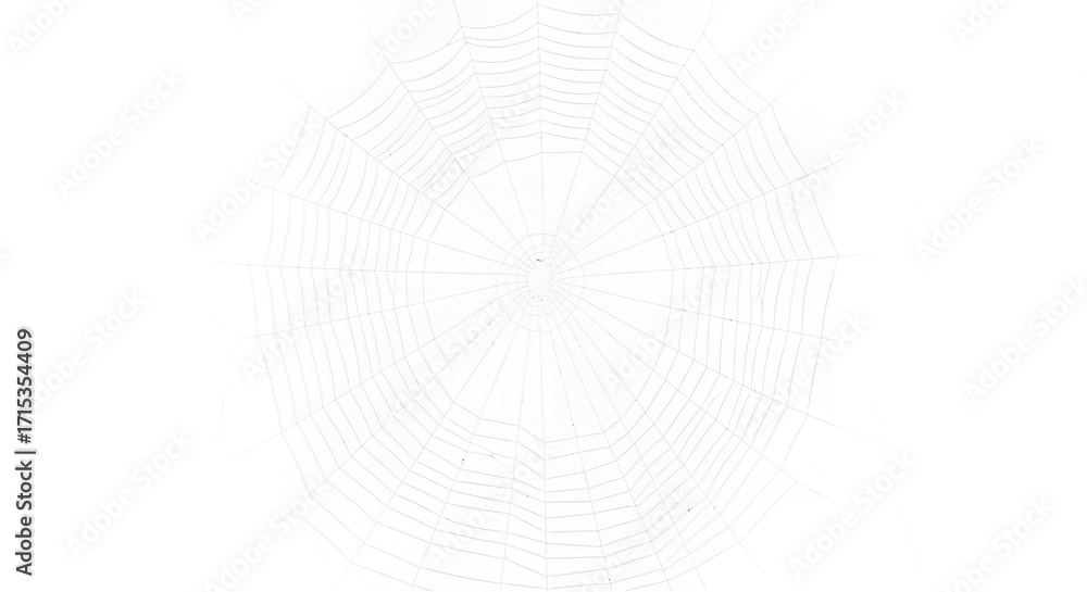 Obraz premium spider web on black background