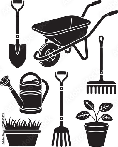 Essential garden tools for planting and care