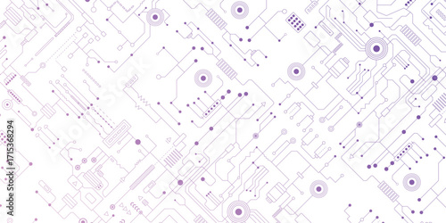 Circuit board digital abstract background. Motherboard technology texture design.