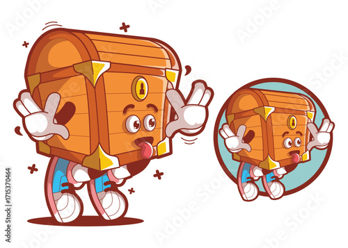 Treasure Chest Cartoon Vector